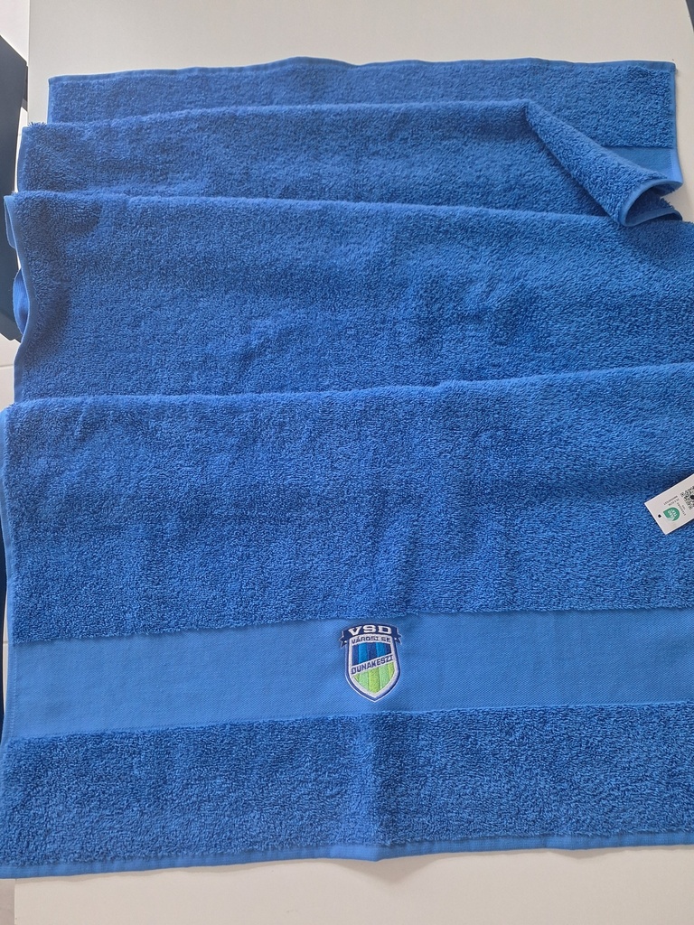 VSD hímzett törölköző - kék