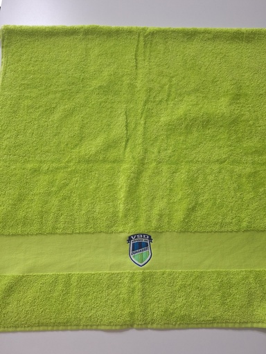 VSD hímzett törölköző - zöld
